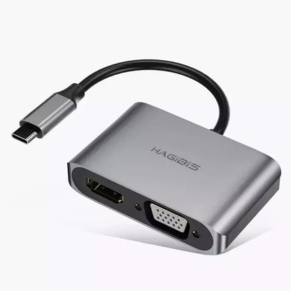 Hagibis USB-C to HDMI & VGA Converter