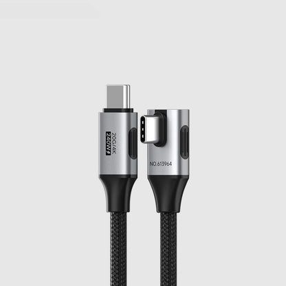 Hagibis USB4 USB-C Cable 80Gbps 240W Right Angle 8K