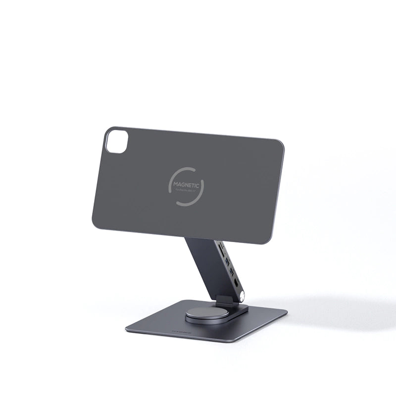 Magnetic Stand with Hub USB C for iPad Pro M4