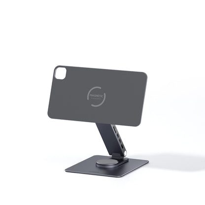 Magnetic Stand with Hub USB C for iPad Pro M4