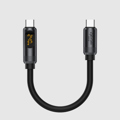 Hagibis Short USB C Cable with LED Display