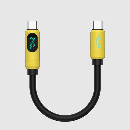 Hagibis Short USB C Cable with LED Display