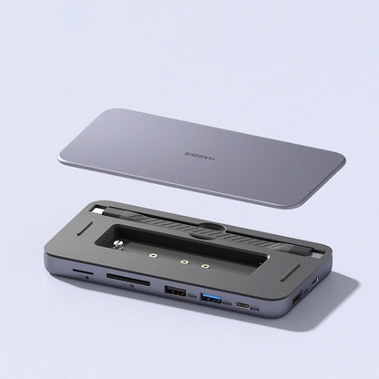 Hagibis 9 in 1 USB C HUB with M.2 NVMe/SATA SSD Enclosure MC15