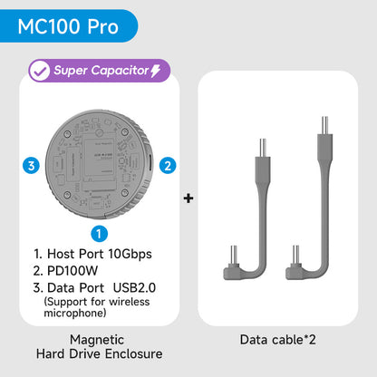 Magnetic M.2 2230 NVMe SSD Enclosure MC100