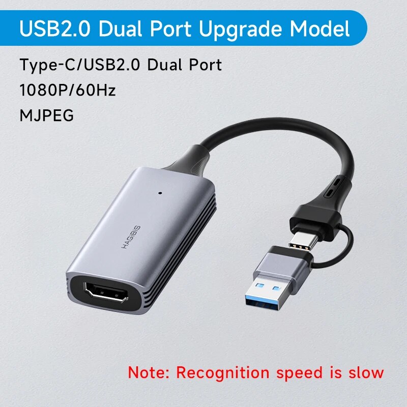 Placa de captura de vídeo tipo C/USB 3.0 HDMI Hagibis