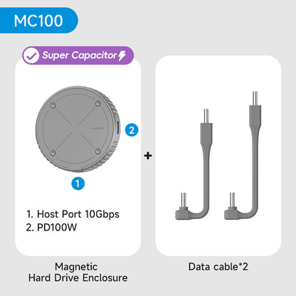 Magnetic M.2 2230 NVMe SSD Enclosure MC100