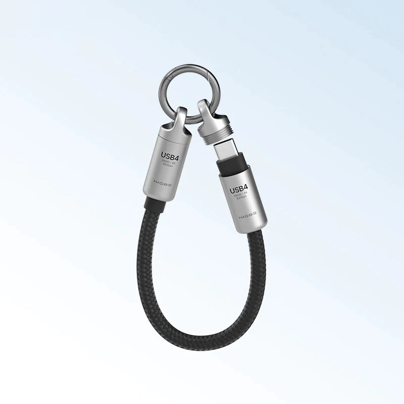 USB4 Cable Short Portable Keychain Hagibis