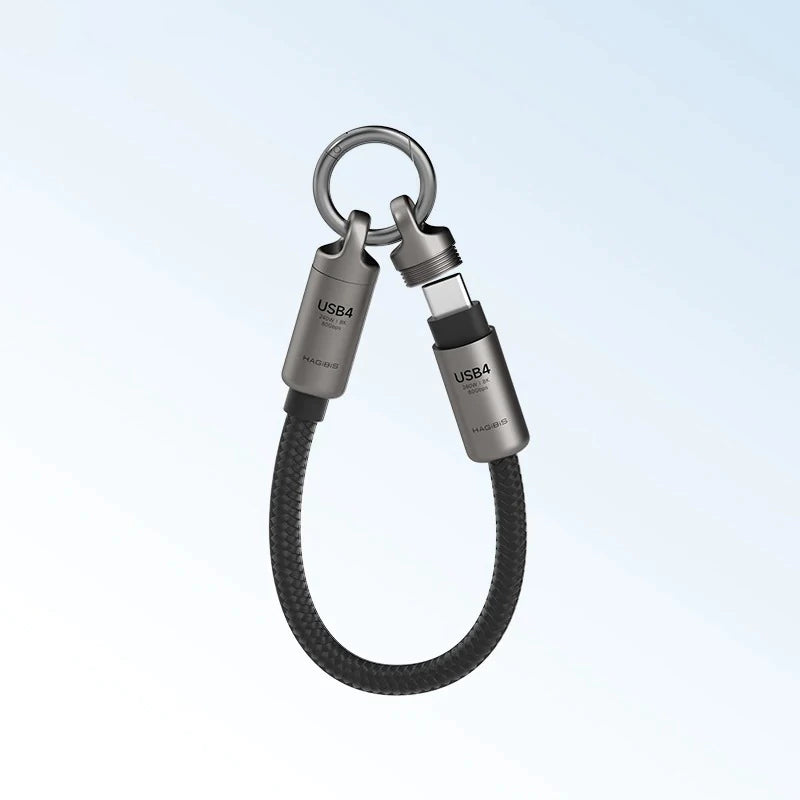 USB4 Cable Short Portable Keychain Hagibis