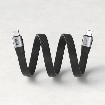 Short USB C to USB C Full Function Cable USB4 V2