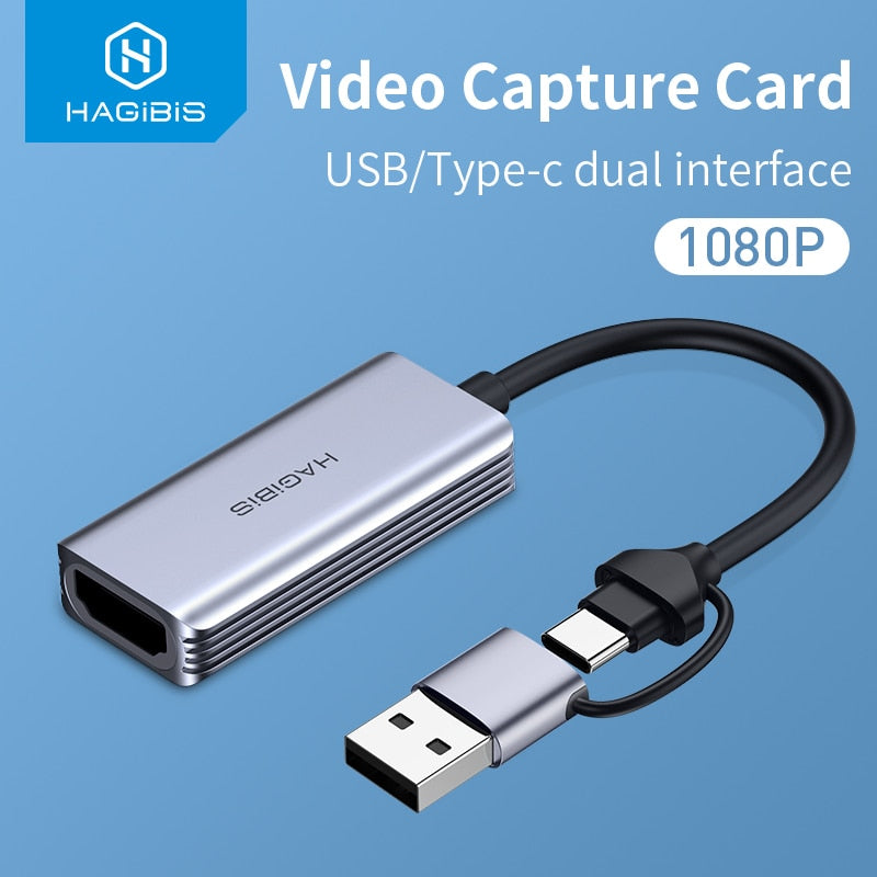 Hagibis USB-C/USB Video Capture Card – 4K, 1080p, OBS – Hagibis Shop